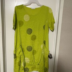 Green Polka Dot Dress